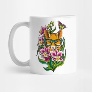 Fox with Glasses Mug